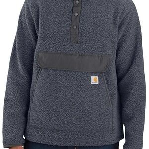 Carhartt Men’s Relaxed Fit Fleece Pullover in Bluestone Heather